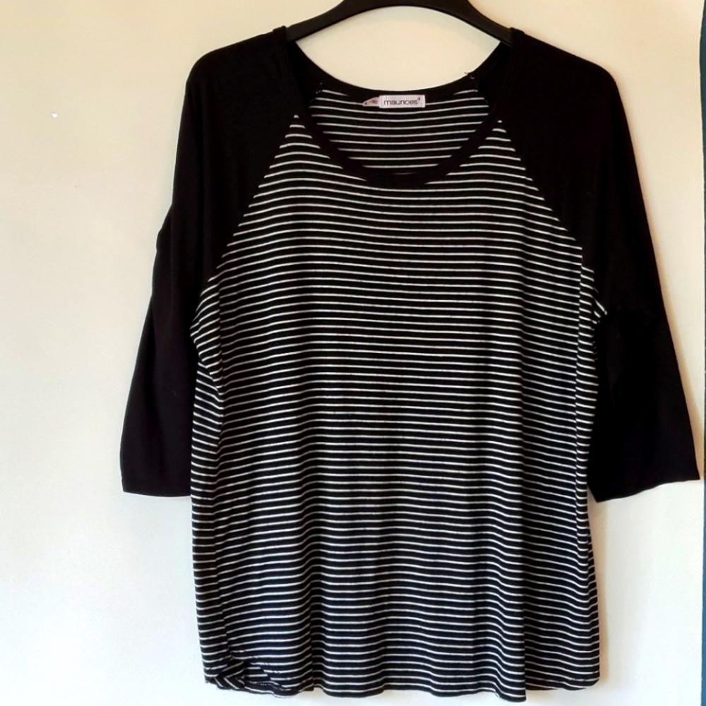 Maurices 3/4 Sleeve Shirt Size 2X